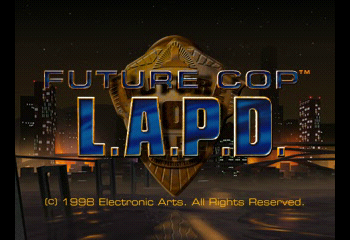 Future Cop: LAPD Title Screen